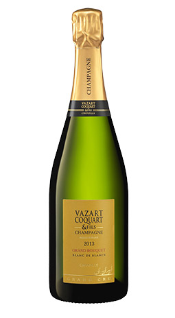 champagne millésimé grand bouqet 2013 vazart coquart